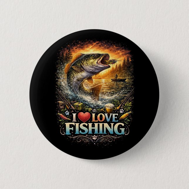 Badge Rond 5 Cm Accroché à l'horizon (Devant)