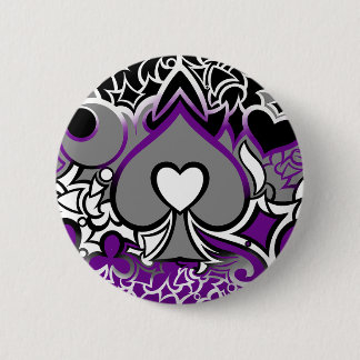 Badge Rond 5 Cm Ace Pride Squiggle
