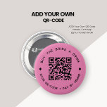 Badge Rond 5 Cm Acheter Birthday Girl a Drink QR Code Hot rose bou<br><div class="desc">Birthday Girl QR Code Acheter Un Verre Avec Venmo Girly Round Sticker. Hot Pink Acheter l'Anniversaire Fille a Boire Venmo QR Code ou Cash App Card Sticker. Portez cet autocollant sur votre fête d'anniversaire spéciale et demandez à tout le monde de scanner le code QR pour transférer de l'argent dans...</div>
