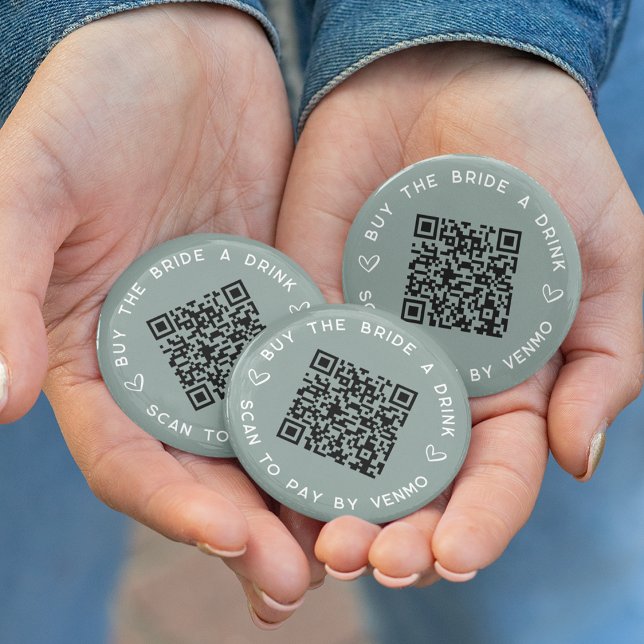 Badge Rond 5 Cm Acheter la mariée une boisson Bachelorette Party Q (Créateur téléchargé)