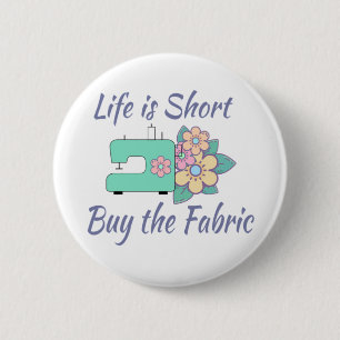 Badge Rond 5 Cm Acheter la Tissu, couture, courtepointe, artisanat