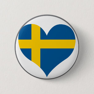 Badge Rond 5 Cm Achetez le drapeau de la Suède
