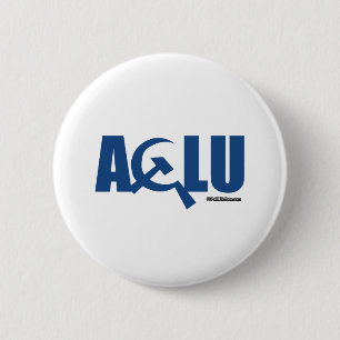 Badge Rond 5 Cm ACLU communiste