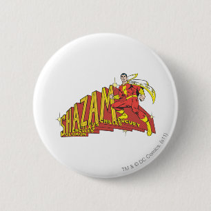 Badge Rond 5 Cm Acronyme de Shazam