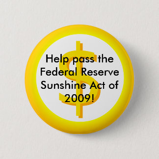 Badge Rond 5 Cm Acte de soleil de Federal Reserve