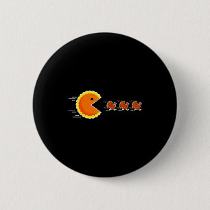 Badge Rond 5 Cm Action de grâce Citrouille E Poursuite Dinde Joueu
