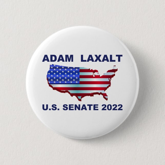 Badge Rond 5 Cm Adam Laxalt 2022 Sénat américain Nevada (Devant)