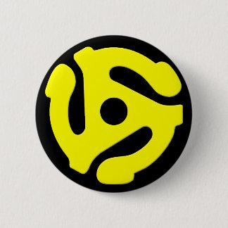 Badge Rond 5 Cm adaptateur record de 45 t/mn centre de 7 pouces