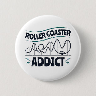Badge Rond 5 Cm Addict Dessous de verre à rouleaux