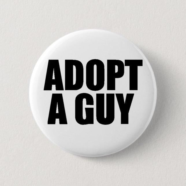 Badge Rond 5 Cm Adopter un type (Devant)