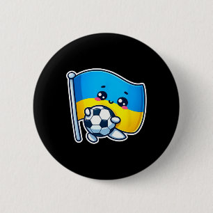 Badge Rond 5 Cm Adorable Bynner ukrainien Fan Drapeau ukrainien Mi