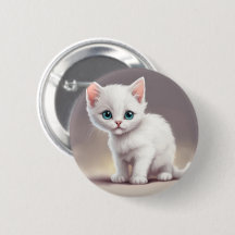 adorable petit chaton blanc