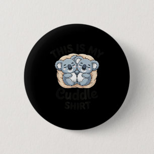 Badge Rond 5 Cm Adorables koalas câlinent amoureux des animaux c'e
