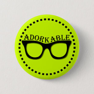 Badge Rond 5 Cm Adorkable - dork