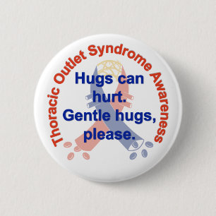Badge Rond 5 Cm Adoucissez le Pin de conscience de TOS d'étreinte
