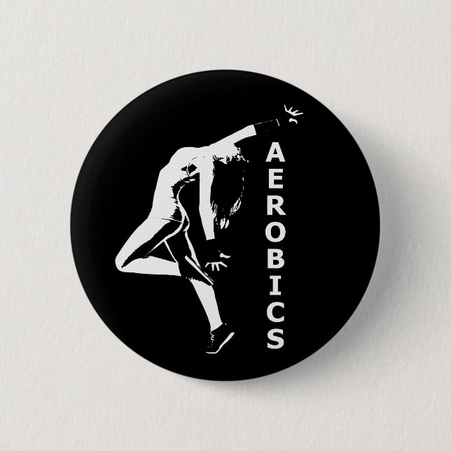 Badge Rond 5 Cm Aérobic (Devant)