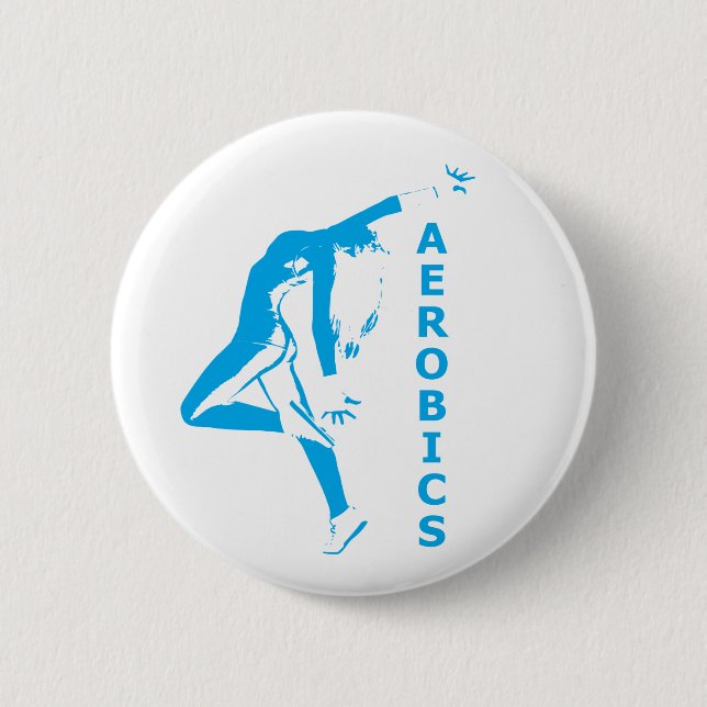 Badge Rond 5 Cm Aérobic (Devant)