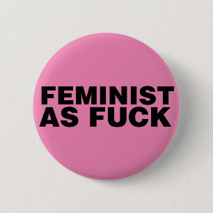 Badge Rond 5 Cm AF féministe