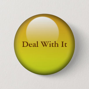 Badge Rond 5 Cm Affaire avec elle, boutons de gelée