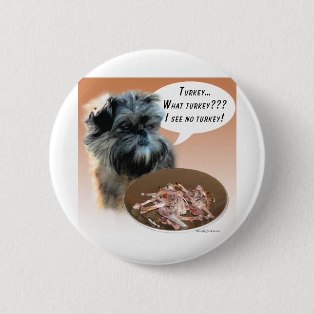 Badge Rond 5 Cm Affenpinscher Turquie (Devant)