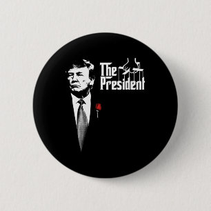 Badge Rond 5 Cm Affiche de film du président Donald Trump tendance