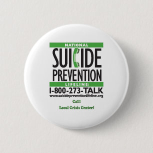 Badge Rond 5 Cm AFFICHE de prévention de suicide