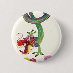 Badge Rond 5 Cm Affiche de voyage de style vintage de Hong Kong