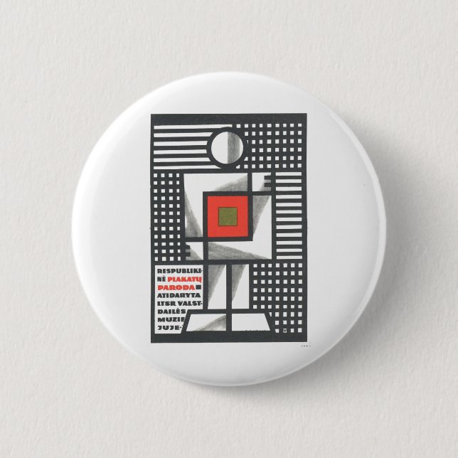 Badge Rond 5 Cm Affiches de propagande d'Union Soviétique de (Devant)