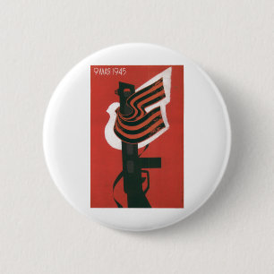 Badge Rond 5 Cm Affiches de propagande d'Union Soviétique de