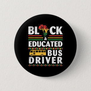 Badge Rond 5 Cm Africains Mois De L'Histoire Noire Noir Et Éduqué