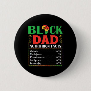 Badge Rond 5 Cm Afrique Black Papa Nutrition Faits Melanin Conscie