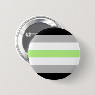 Badge Rond 5 Cm Agender Pride