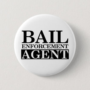 Badge Rond 5 Cm Agent fugitif de récupération