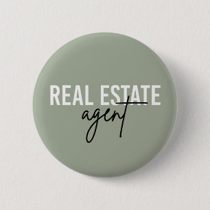 Badge Rond 5 Cm Agent immobilier   Cadeaux pour le concessionnaire