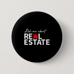 Badge Rond 5 Cm Agent Immobilier Funny Realtors Me questionnent Su