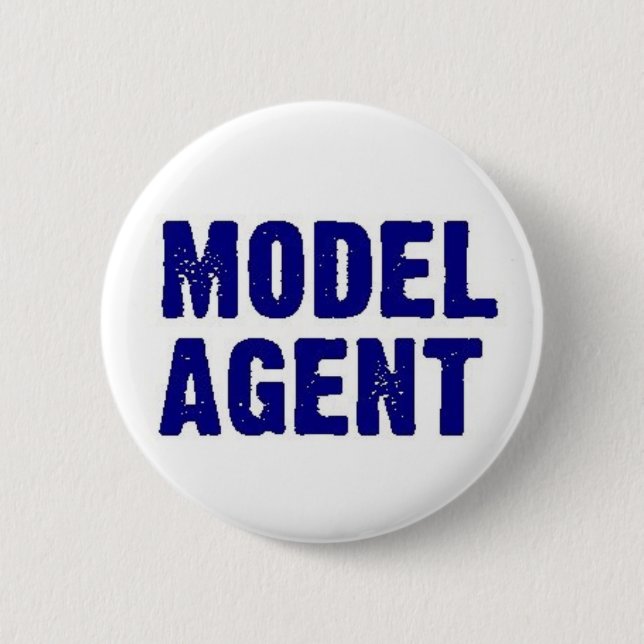 Badge Rond 5 Cm Agent modèle (Devant)