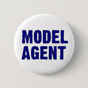 Badge Rond 5 Cm Agent modèle