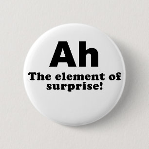 Badge Rond 5 Cm Ah l'effet de surprise