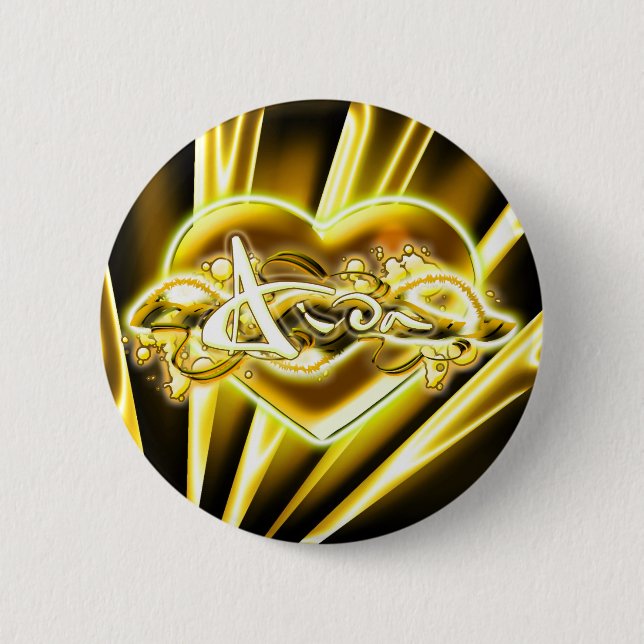 Badge Rond 5 Cm Aida (Devant)