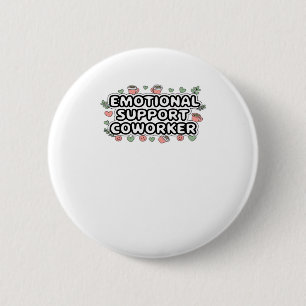 Badge Rond 5 Cm Aide émotionnelle Coworker Classic V2 Classic