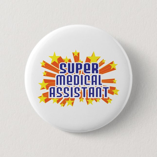 Badge Rond 5 Cm Aide médical superbe (Devant)