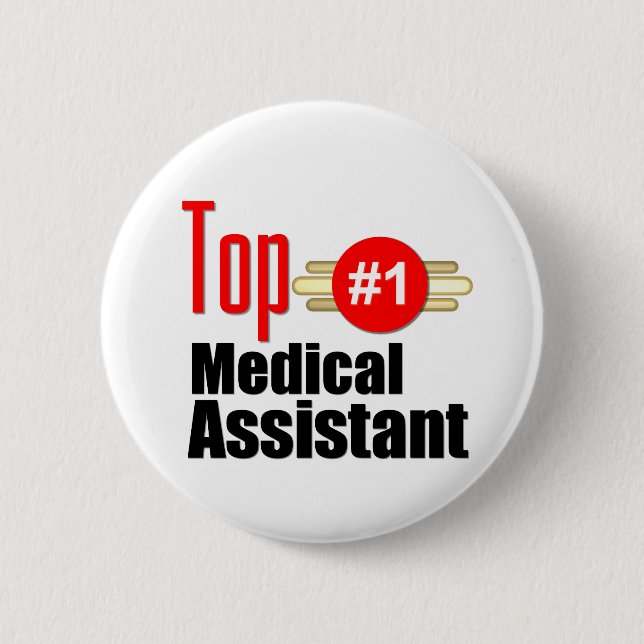 Badge Rond 5 Cm Aide médical supérieur (Devant)