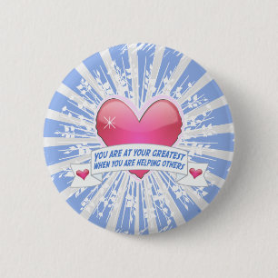 Badge Rond 5 Cm Aider les autres