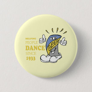 BADGE ROND 5 CM AIDER LES GENS À DANSER