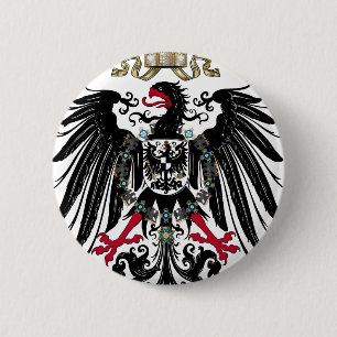 Badge Rond 5 Cm Aigle de Prusse