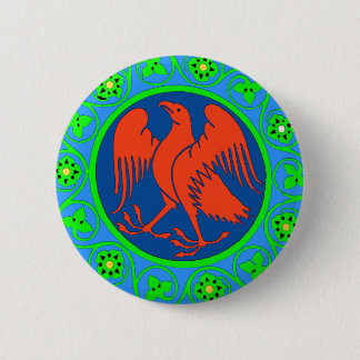 Badge Rond 5 Cm Aigle, italien