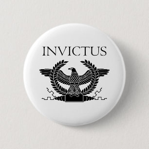 Badge Rond 5 Cm Aigle noir d'Invictus