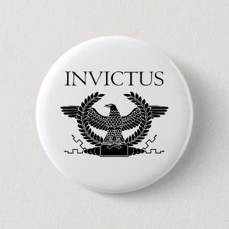 Badge Rond 5 Cm Aigle noir d'Invictus