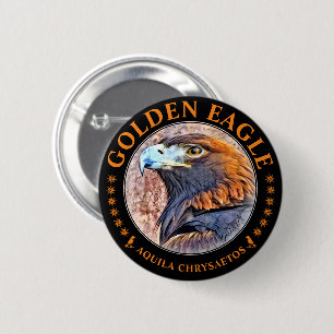 Badge Rond 5 Cm Aigle royal