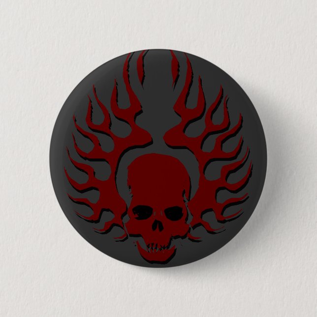 Badge Rond 5 Cm Aile du feu (Devant)
